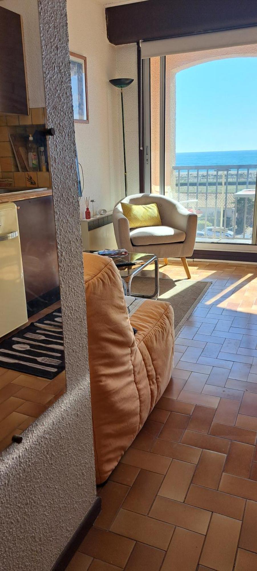 Au Village Coeur De Barcares Studio Vue Mer 3 Couchages Le Barcares Luaran gambar